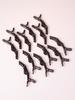 12pcs Crocodile Shaped Plastic Hair Clips Professional Crocodile Shaped Hairstyle Hair Clips Special for Real Hair Wigs