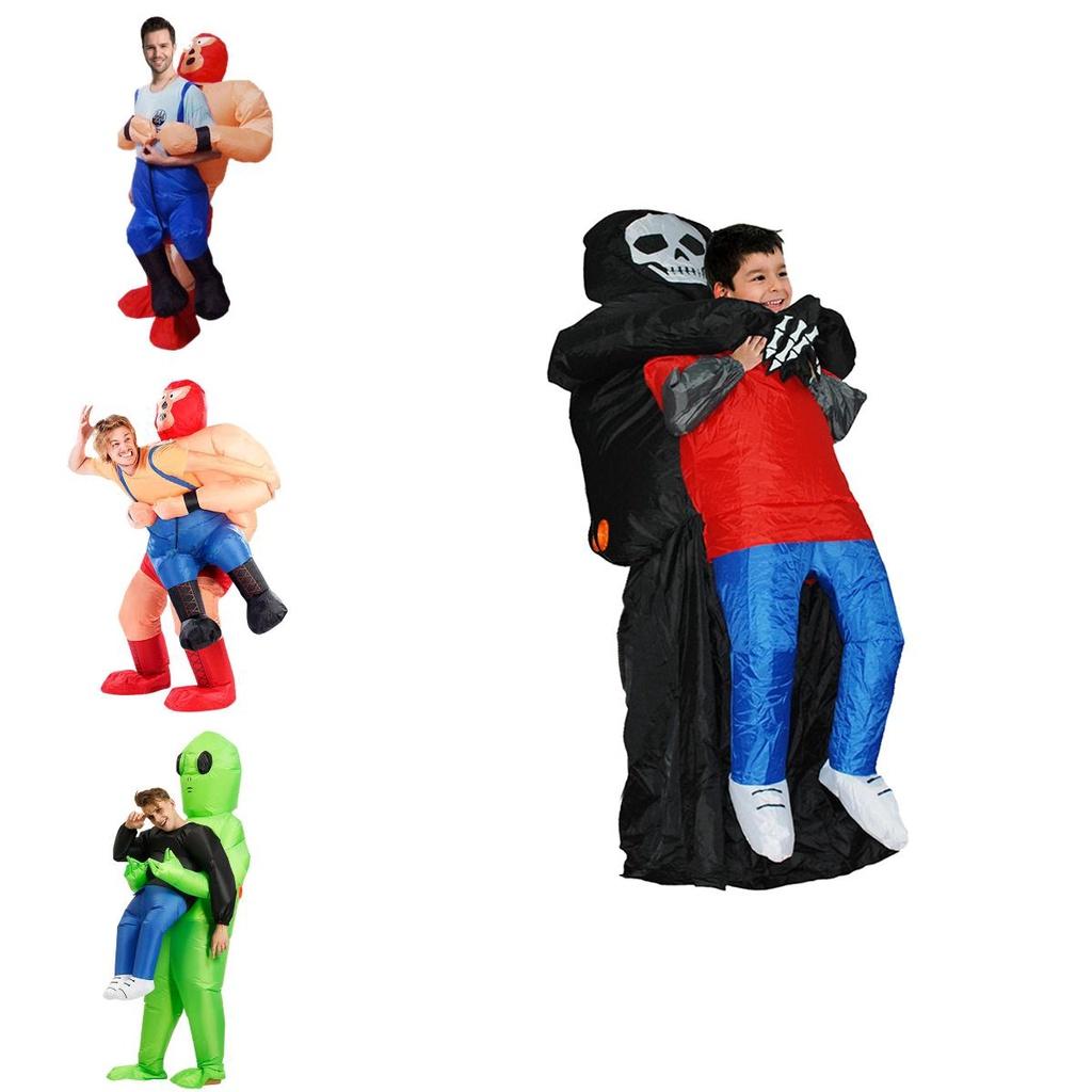 Cute Inflatable Et Costume Wrestler Outfit For Halloween Party Fun