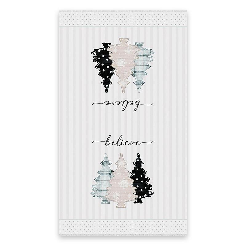 JIT Dropshipping Thanksgiving & Halloween Microfiber Kitchen Towels - Holiday Decorative Dish Towels