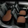 Linen Universal Car Seat Cushion Set - Three-Piece, Four-Season, Suitable for Five-Seater Cars