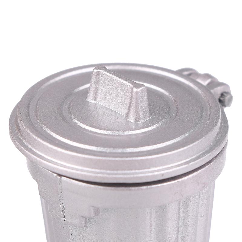 

Миниатюрная игрушечная модель, сцена, кукольный домик, аксессуары, мини-деревянный мусорный бак, мусорное ведро синий