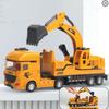 Simulation Engineering Truck Model Construction Vehicles Mixer Truck Toys  For Children