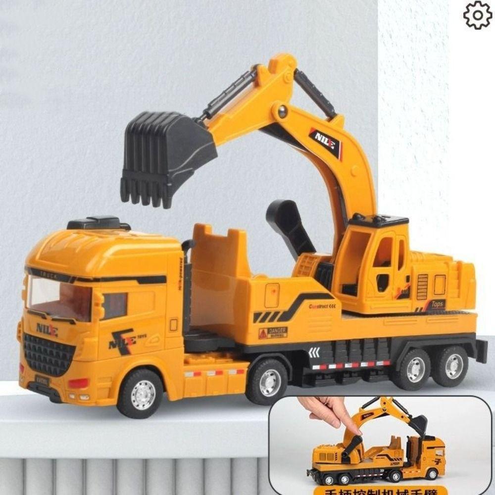 Simulation Engineering Truck Model Construction Vehicles Mixer Truck Toys For Children