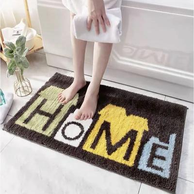 Badezimmer saugfähige Bodenmatte, Badezimmertür rutschfeste Matte, Haushaltsfußmatte, Schlafzimmertürmatte, Toilettenteppich