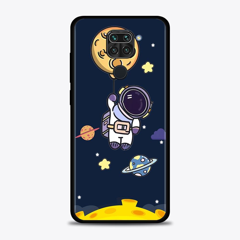 Niedlichen Cartoon Stern Planet Astronaut Fall Für Xiaomi Redmi Hinweis 10 9 9s 9T 8 8T 7 Pro Max 5G Abdeckung Für Redmi K40 9 9A 9C 9T Shell