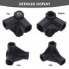 4pcs Table Feet Protectors with 4x Camping Tables Connectors Table Leg Protector for Outdoor Activities Picnic BBQ