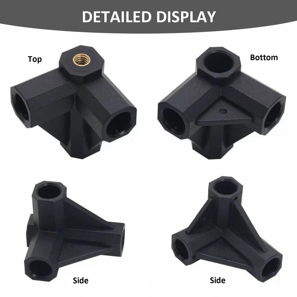 4pcs Table Feet Protectors with 4x Camping Tables Connectors Table Leg Protector for Outdoor Activities Picnic BBQ