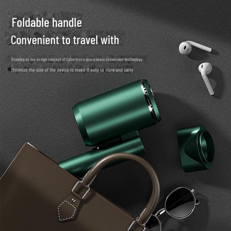 High-Power Negative Ion Folding Hair Dryer - Perfect for Home, Dormitory & Gifts