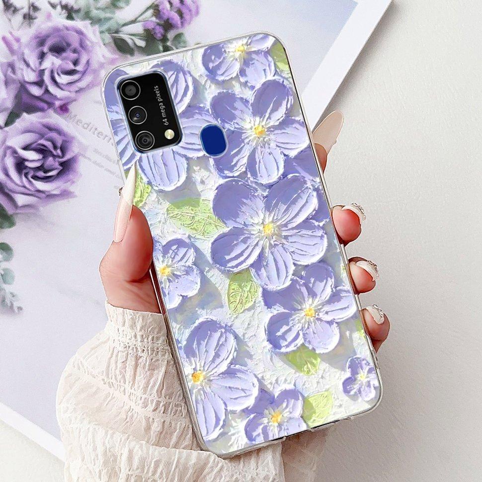 Cute Cat Caroon Cover For Samsung Galaxy A21s Case Soft Silicone Fundas Phone Cases For Samsung A 21s  A21s SM-A217F Full Bumper