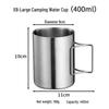 Shangqi Stainless Steel Camping Mug with Lid