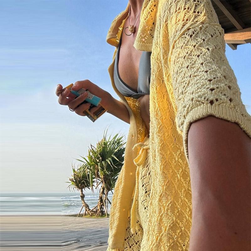 Women's Knitted Hollow Cardigan Shorts Set for Summer New Style Casual Loose Fit Solid Color Versatile Daily Commuting Women's Knitted Set