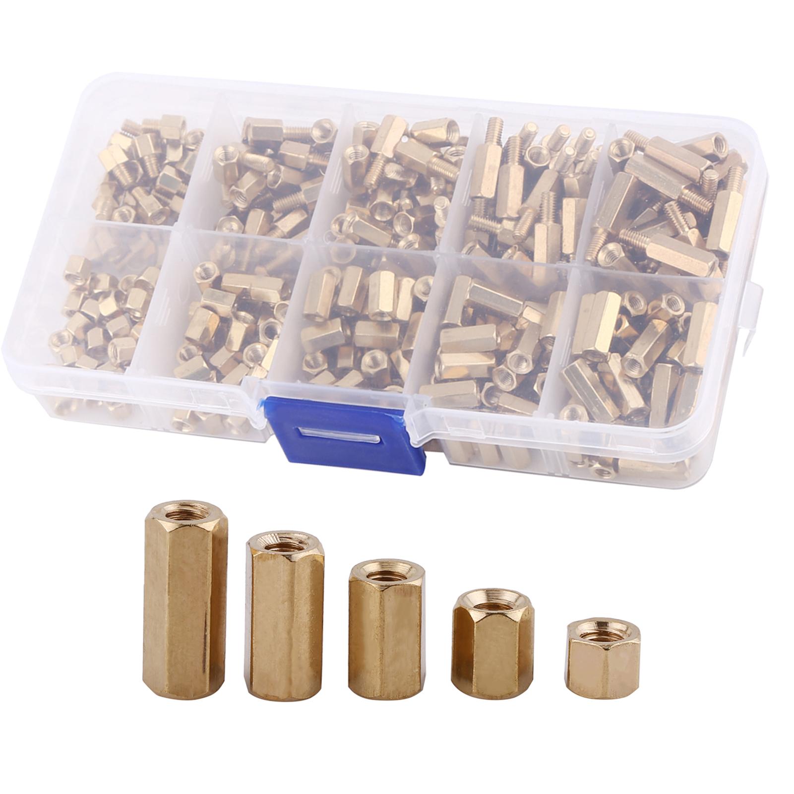 

300pcs M3 Brass Standoffs Hex male Female & Female Female Stand off DIY Set for Motherboard