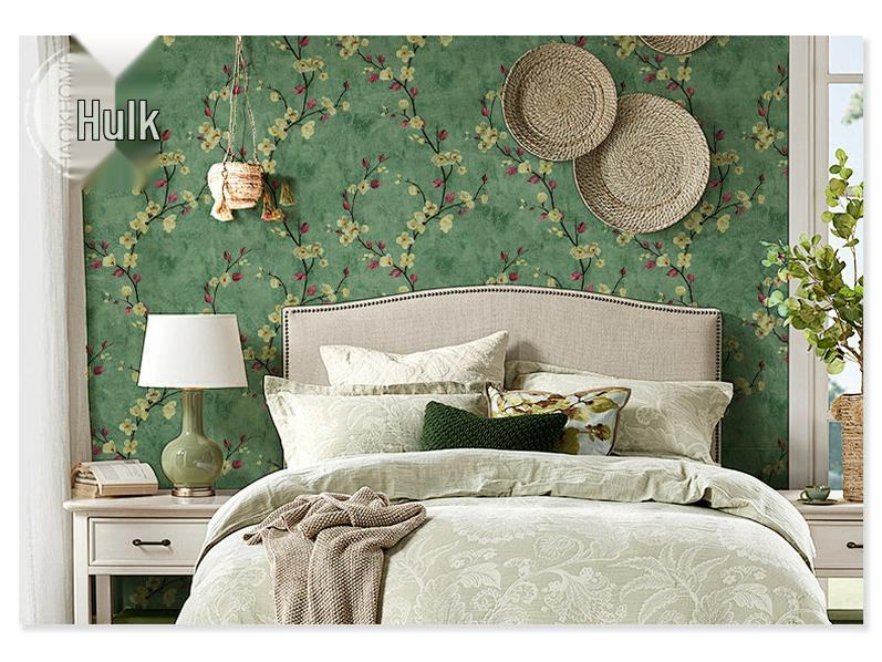 Vintage Style Self-Adhesive Wallpaper for Cozy Home Decor: Thickened American Retro Wall Stickers for Bedroom and Living Room.