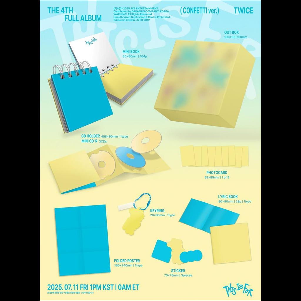 Twice DIES IST FÜR (CONFETTI-Version.)