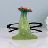 Cartoon Frog Glasses Holder Eyeglass Display Stand Frog Figurine Statue Desktop Decoration Sunglasses Eyewear Keeper Spectacle Display Rack