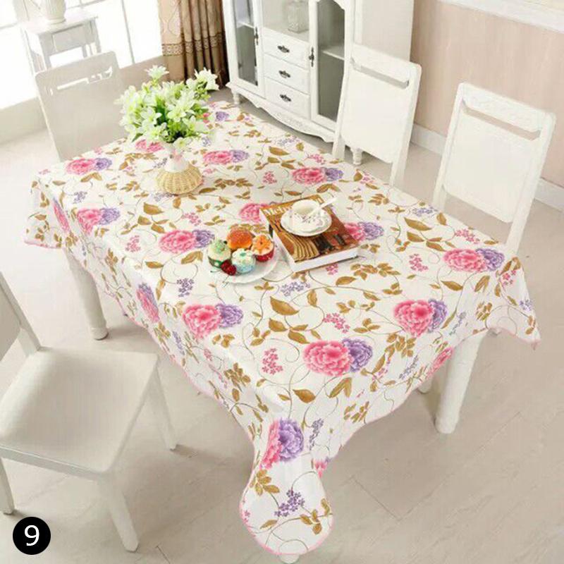 FEIJIEAST Su Geçirmez PVC Masa Örtüsü Kapak Ev Yemek Mutfak Masa Örtüsü Dekor yemek masası Örtüsü