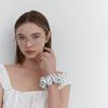 Polka Dot Scrunchie_Ivory