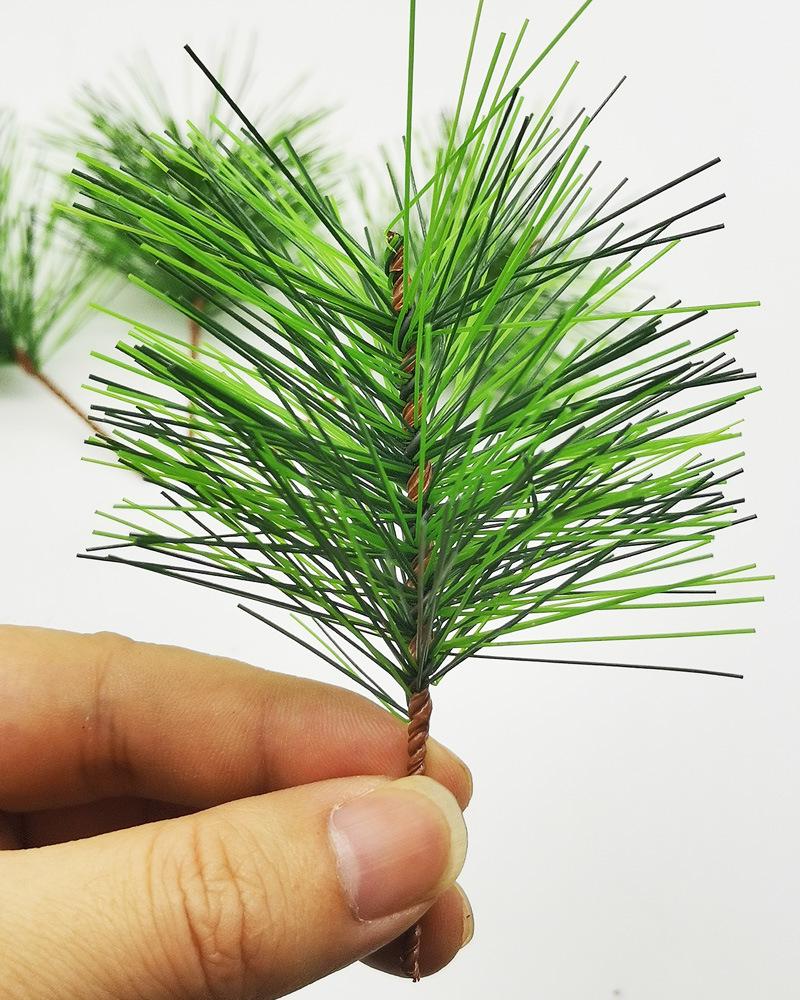 

Handmade Artificial PVC Pine Needle Branches - Christmas Decor Pine Strips