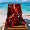 Ac Milan Beach Towel Quickdry Soft Microfiber Comfortable Lightweight