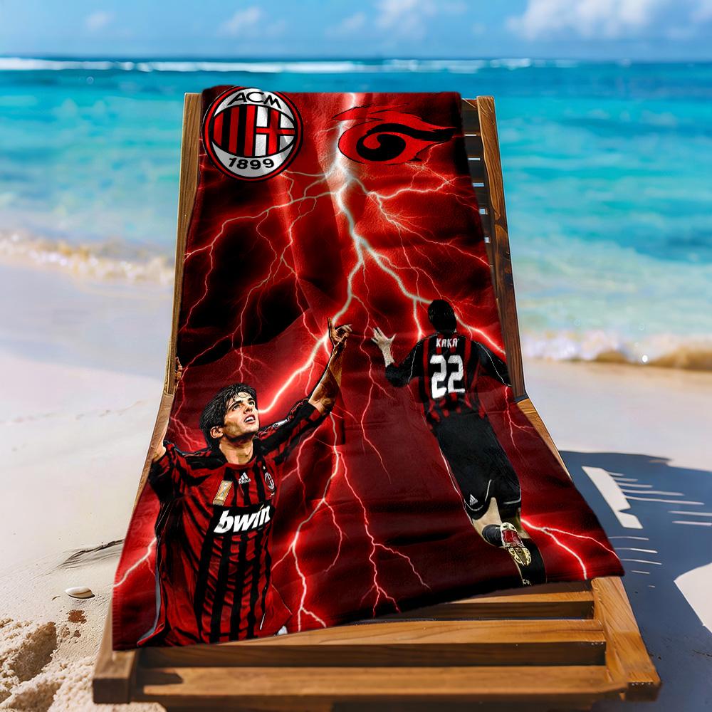 Ac Milan Beach Towel Quickdry Soft Microfiber Comfortable Lightweight