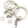 DIY Jewelry Keychain Kit with Extension Chain, Jump Ring, Keyring, and Bag Pendant Buckle