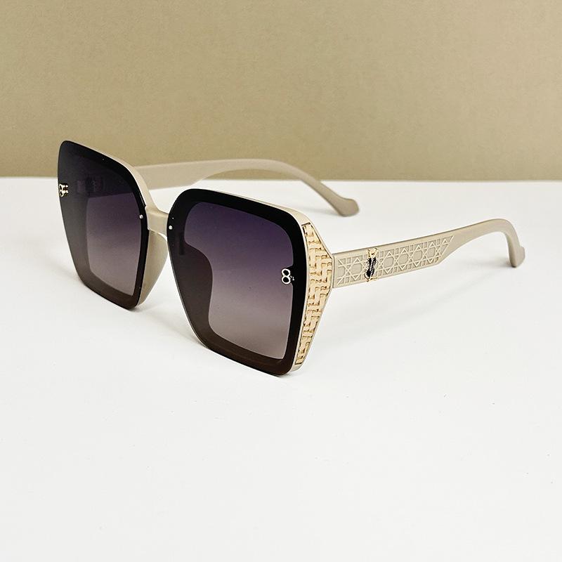 Personalized Mesh Old Temple Sl Sunglasses Men'S And Women'S Trend Glasses Polarized Retro Large Frame Sunglasses