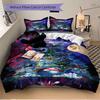 Pokmon Epic Battle Print 3Pcs Bedding Setduvet Cover With 2 Bedropillowcase Home Birthday Gift
