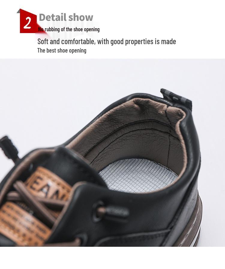 Herr Vår Vita Andningsbara Canvas Sneakers - Mångsidiga Casual Skor med Tjock Sula i Koreansk Stil