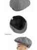 Men's Octagonal Beret: Spring/Summer Linen-Like Duckbill Cap, Retro Casual Unisex Hat