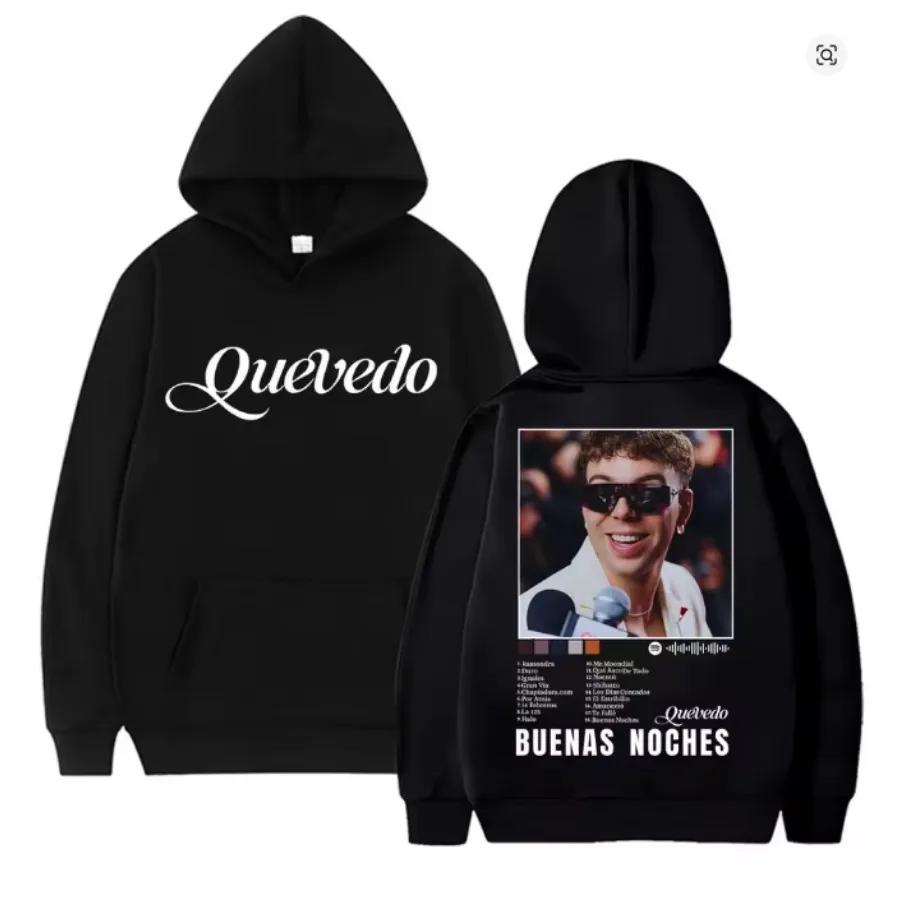 Rapper Quevedo EL BAIFO 2026 Album Merch Oversized Women/Men Hoodie Sweatshirt Streetwear Hip Hop Pullover Hooded Jacket226