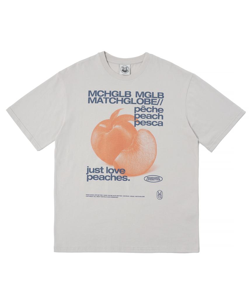 MATCHGLOBE Peaches Oversized Tee (Beige)