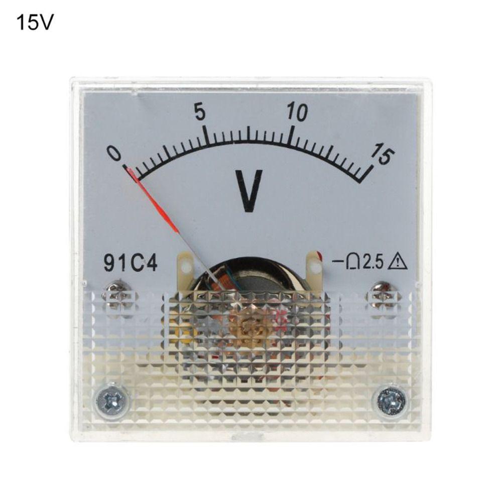 Pointer Type DC Voltmeter 91C4-V Analog Mechanics Plate table Measuring Tool Voltage Meter  Home