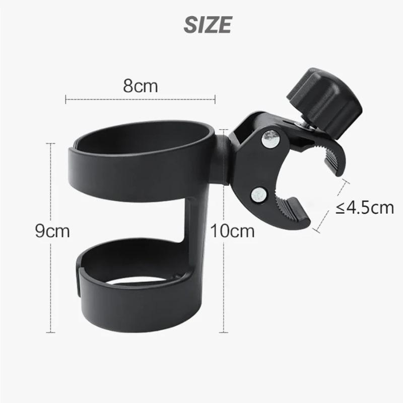 Baby Stroller Cup Holder Children Bicycle Bottle Rack Infant Feeding Bottle Beverage Cup Universal Holder Stroller Accessories