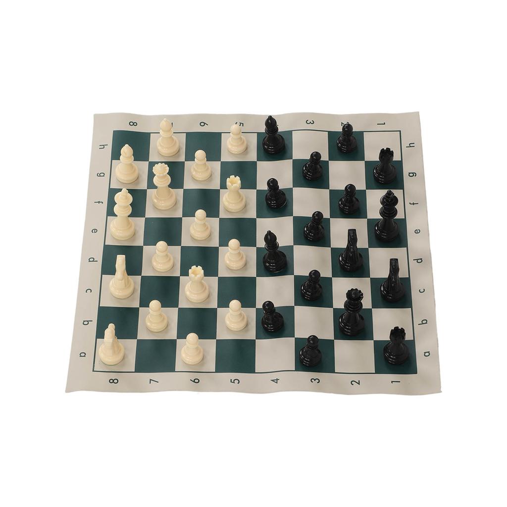 Chess Set Leisure 3 In 1 Plastic Chess Game Checkers Draughts Board Game for Kids Adults