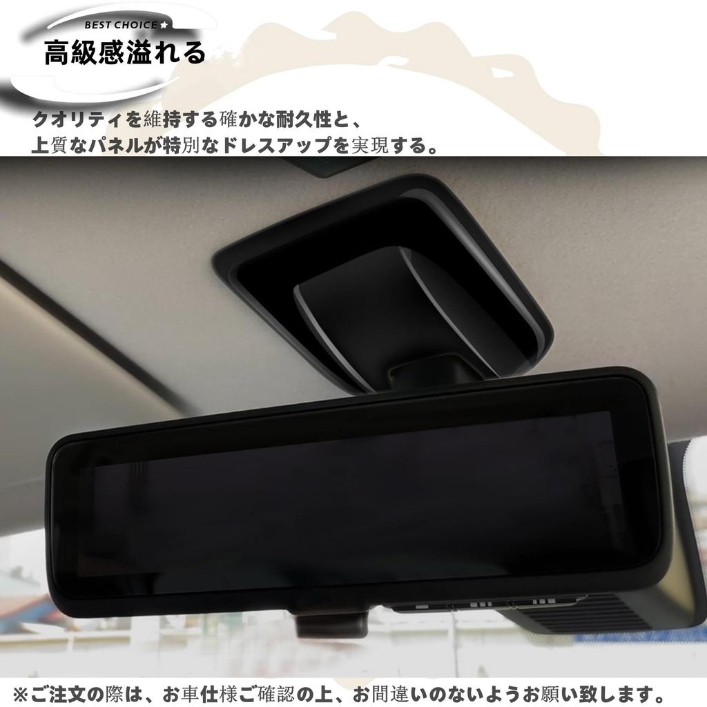 DodoxDIY Custom Accessory Parts for New Roox 40 Roof Mirror Side Panel Cover Piano Black Series, Garnish,