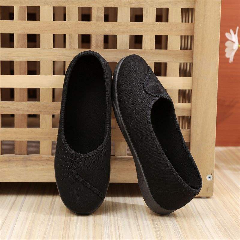 Nurse Shoes Women's White Flat-heeled Beauty Shoes Little White Shoes Old Beijing Cloth Shoes Flat-soled Women's Shoes Work Shoes