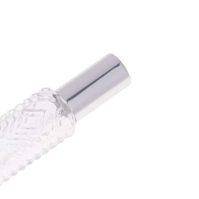 Flacon de parfum 12 ml en verre vaporisateur en aluminium tête de pulvérisateur de brume distributeur de parfum flacon presse bouteille vide voyage