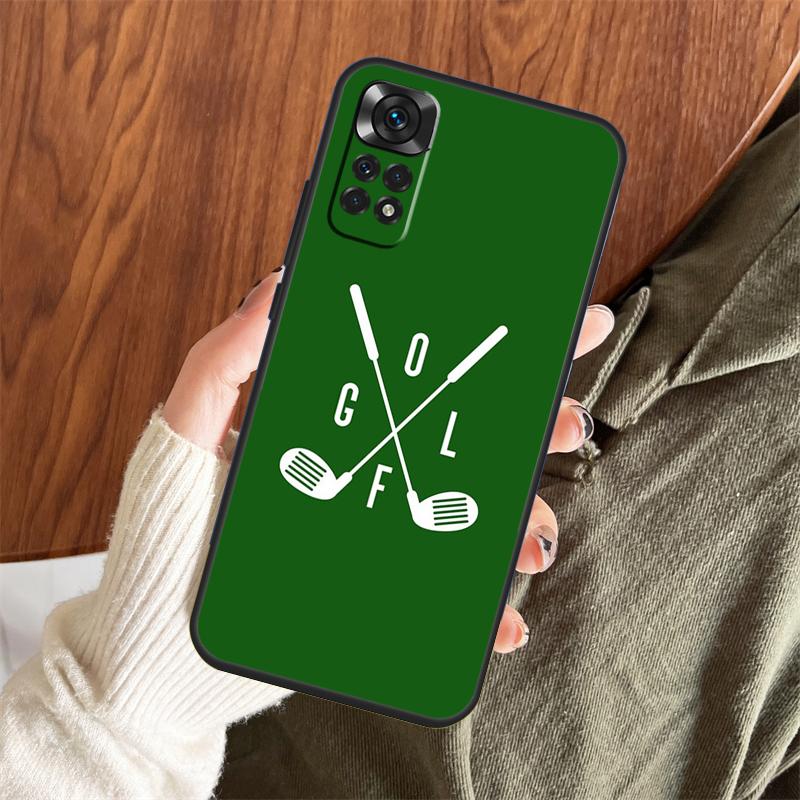 Golfbal Case Voor Xiaomi Redmi Note 14 Pro 13 12 11 10 15 Pro Plus Redmi 15 C 13 10C 12C 14C 13C Cover