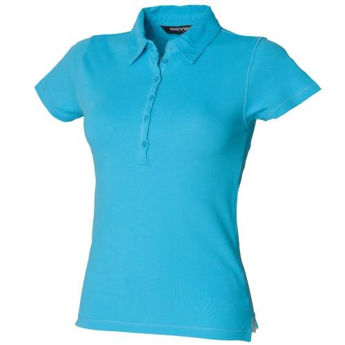 Skinni Fit Ladies/Womens Stretch Polo Shirt