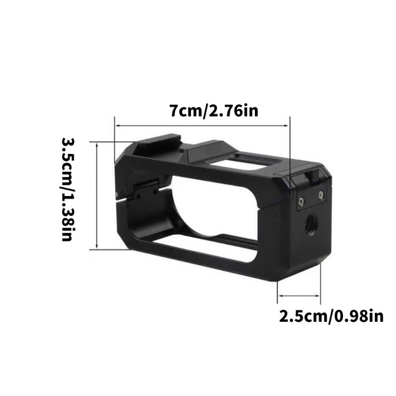 Quick Release Metal Cage For Camera  Tool Less Installation Lightweight Aluminum Alloy With 1/4 Thread Accessories Mount