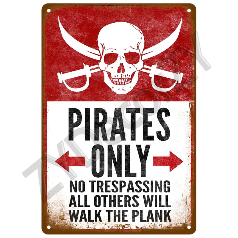 Plaque Tin Sign Plate Home Wall Decor For Bar Club Man Cave Art Warning Metal Sign Vintage Danger Beware Painting Poster Gift