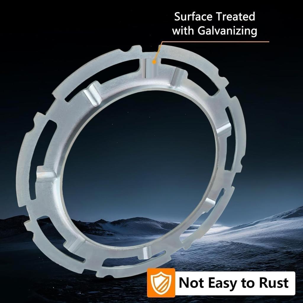 Rust-resistant Fuel Tank Lock Ring, Fuel Pump Senders Locking Ring Compatible with Chevrolet Silverado Suburban Colorado Traverse Avalanche Express