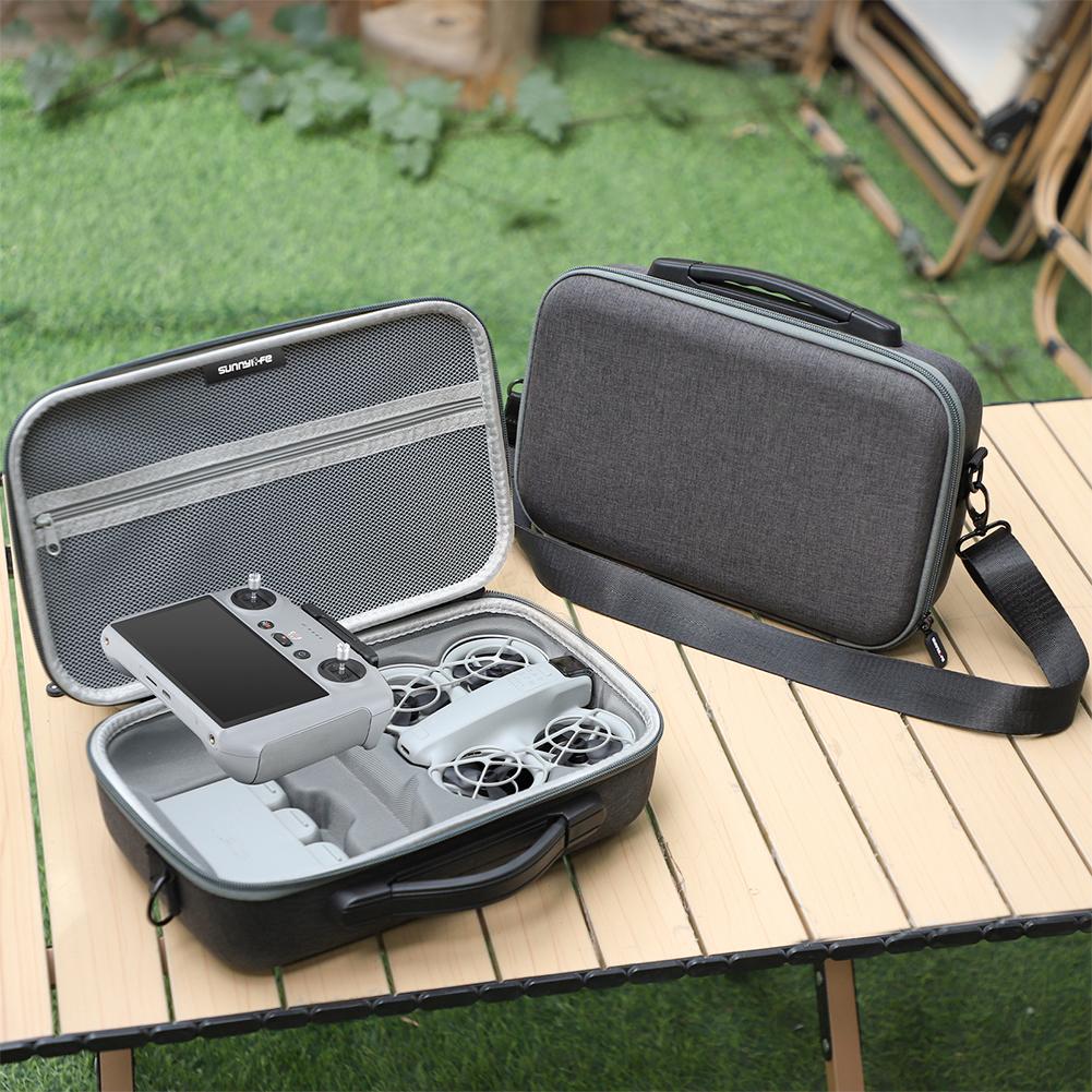 Portable Carrying Case Protective Shoulder Bag Carrying Bag Shockproof Case for DJI Neo Drone and RC 2 Remote Controller