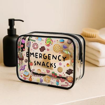 1PC Travel Daily Makeup Bag Minimalist Storage Bag Multi-functional Portable Convenient Coin Purse Space-saving Tidy
