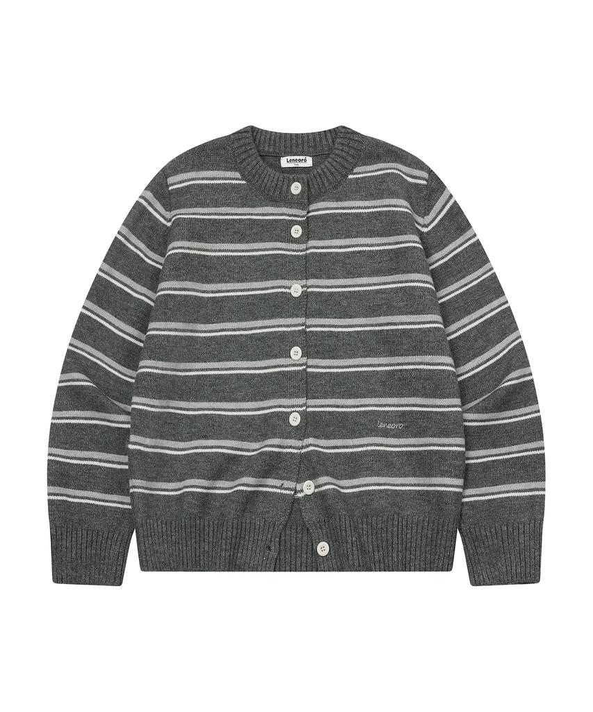 Leneoro Lumen Stripe Cardigan (3 Colors)