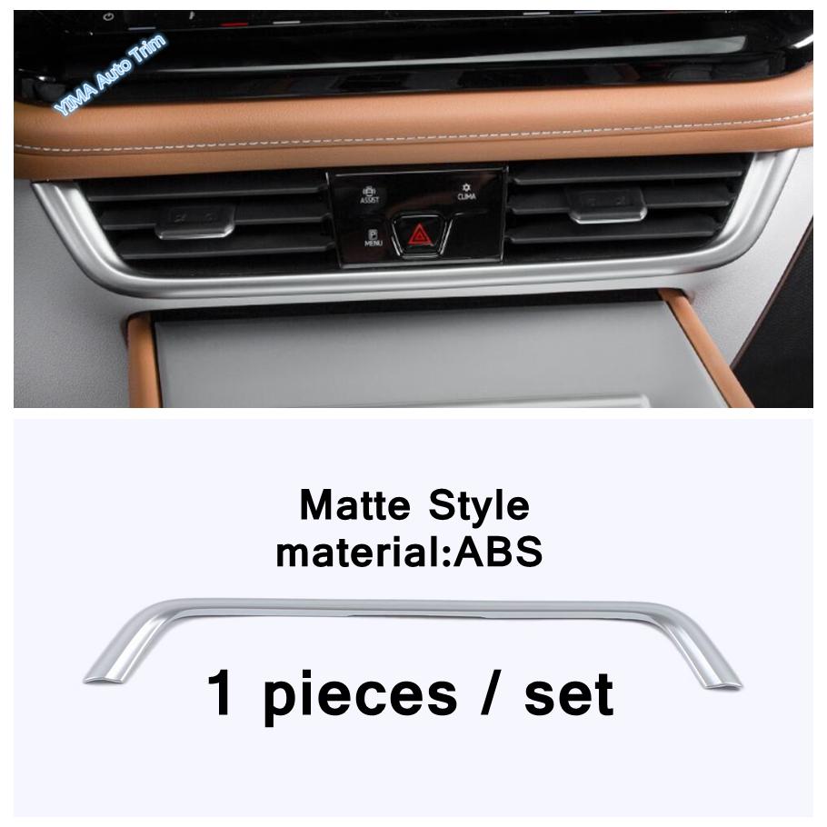 Steering Wheel Frame For VW Volkswagen Atlas / Teramont   C-pillar / Dashboard Air AC Outlet Cover Trim Matte Accessory