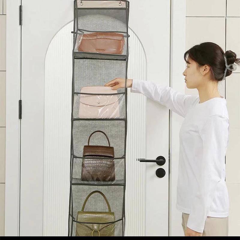 Wall-Mounted Multi-Pocket Organizer - Multi-Layer Storage Bag for Dorms and Homes