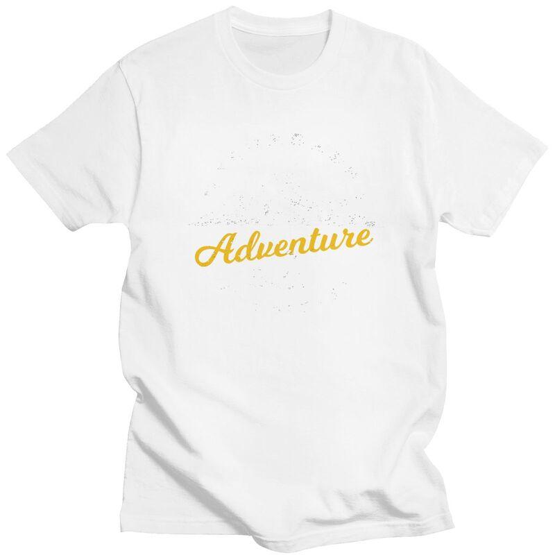 Custom Wilderness Adventure Calling T Shirts for Men Pure Cotton Tee Tops Explore Camping Tshirts Short Sleeve Casual Tshirt