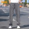 Jeep Men's Ice Silk Lyocell Loose Straight Jeans