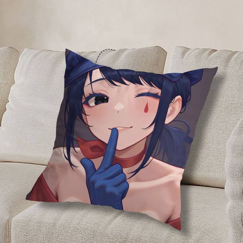 Evil CUTE M-MiSide Mita Pillow Case Square Double-Sided Printing Short Plush Sofa Cushion Cover Bedroom Bedside Pillow